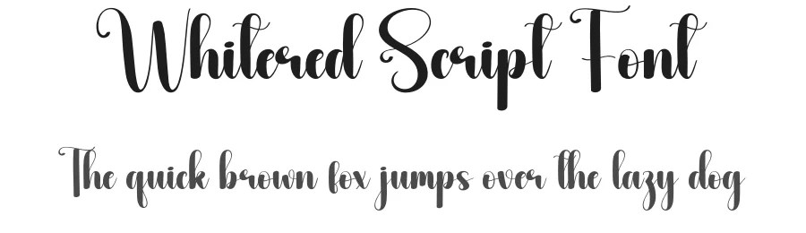 Whitered Script Font by andikastudio — Script Handwritten Font
