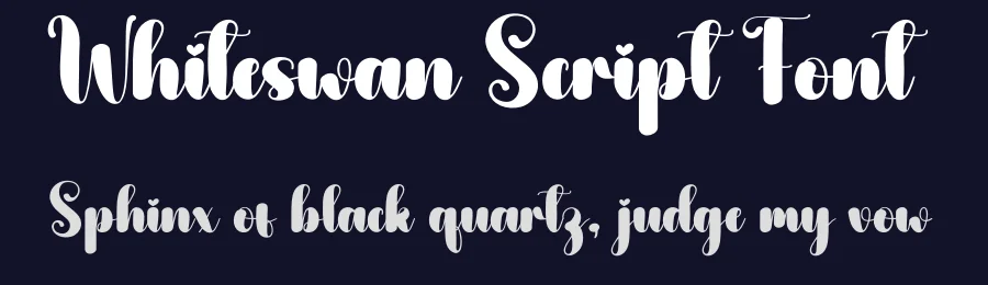 Whiteswan Script Font by andikastudio — Script Handwritten Font — thumbnail 2
