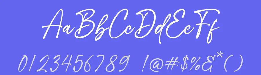 Whole Font by MJB Letters — Script Handwritten Font — thumbnail 3