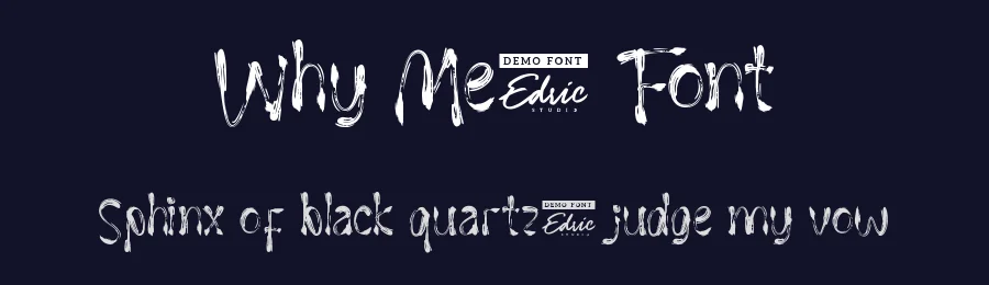 Why Me? Font by edricstudio — Script Handwritten Font — thumbnail 2