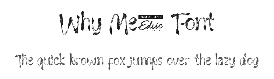 Why Me? Font by edricstudio — Script Handwritten Font
