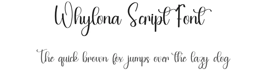 Whylona Script Font by inermediaSTUDIO — Script Handwritten Font