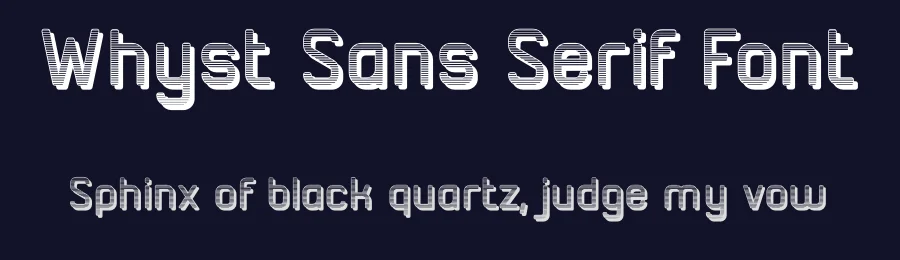 Whyst Sans Serif Font by Typotheticals — Sans Serif Font — thumbnail 2