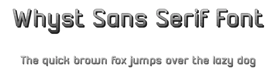 Whyst Sans Serif Font by Typotheticals — Sans Serif Font