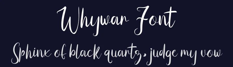 Whywar Font by khalwastudio — Script Handwritten Font — thumbnail 2