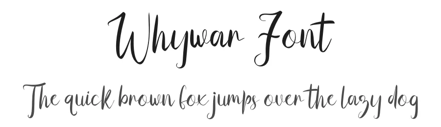 Whywar Font by khalwastudio — Script Handwritten Font