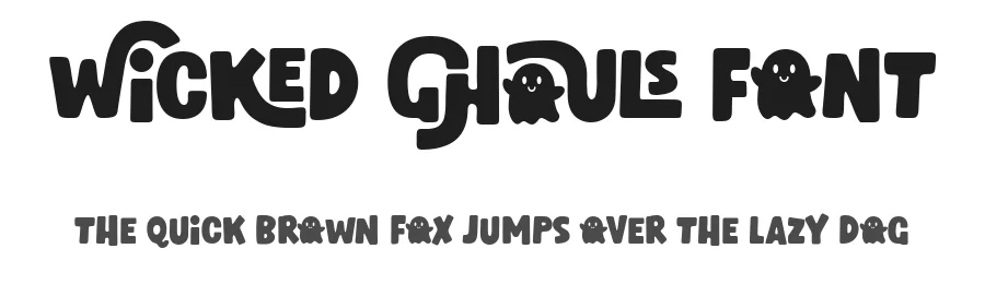 Wicked Ghouls Font by Keithzo — Display Font