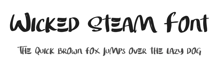 Wicked Steam Font by Krakenbox — Display Font