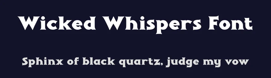 Wicked Whispers Font by HipFonts — Display Font — thumbnail 2