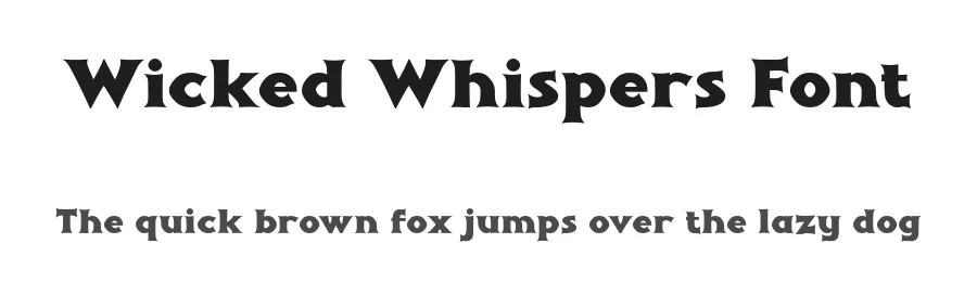 Wicked Whispers Font by HipFonts — Display Font