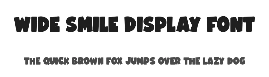 Wide Smile Display Font by Seemly Fonts — Display Font