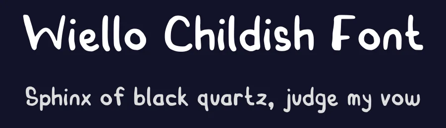 Wiello Childish Font by risnaka — Script Handwritten Font — thumbnail 2