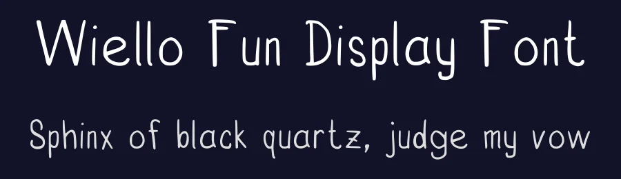 Wiello Fun Display Font by risnaka — Script Handwritten Font — thumbnail 2
