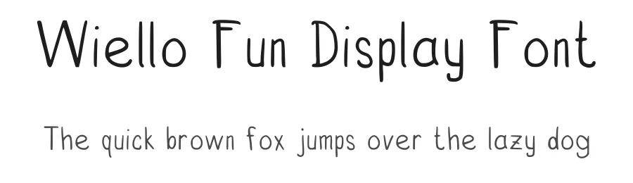 Wiello Fun Display Font by risnaka — Script Handwritten Font