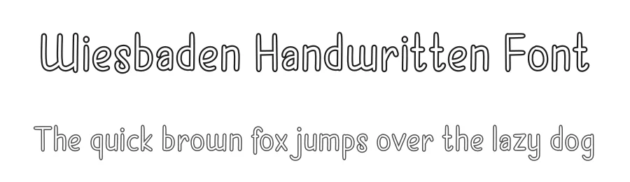 Wiesbaden Handwritten Font by andikastudio — Script Handwritten Font