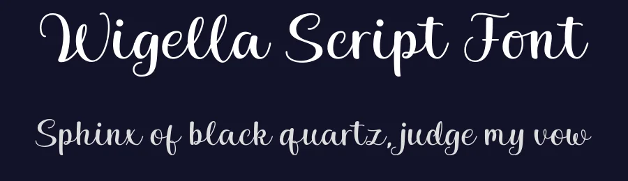 Wigella Script Font by gatype — Script Handwritten Font — thumbnail 2