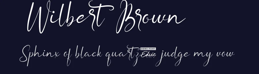 Wilbert Brown by edricstudio — Script Handwritten Font — thumbnail 2