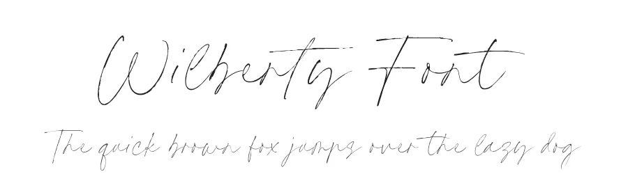 Wilberty Font by Timur type — Script Handwritten Font