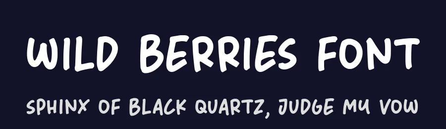 Wild Berries Font by balpirick — Script Handwritten Font — thumbnail 2