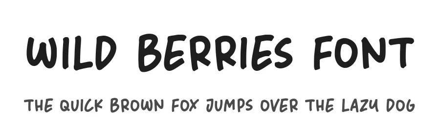Wild Berries Font by balpirick — Script Handwritten Font