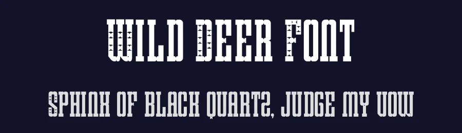 Wild Deer Font by Almairatype — Display Font — thumbnail 2