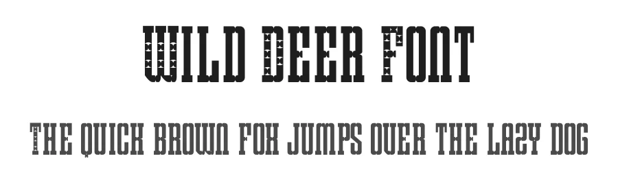 Wild Deer Font by Almairatype — Display Font