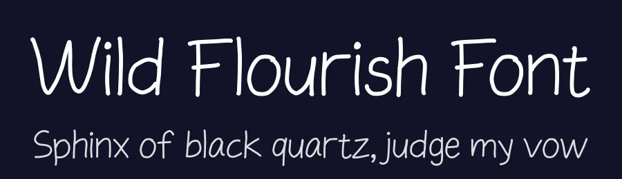 Wild Flourish Font by enxyclo — Script Handwritten Font — thumbnail 2