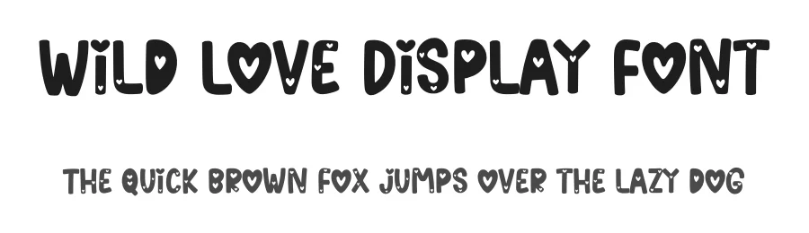 Wild Love Display Font by MasyafiStudio — Decorative Font