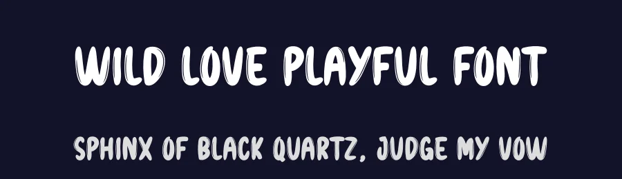 Wild Love Playful Font by creativeletter — Display Font — thumbnail 2