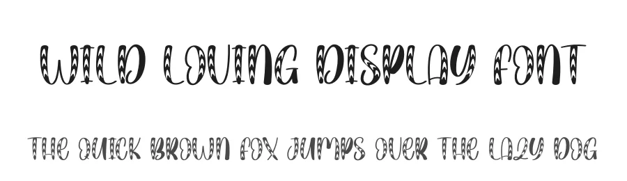 Wild Loving Display Font by andikastudio — Display Font