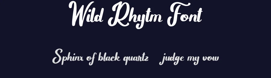 Wild Rhytm Font by Forberas Foundry — Script Handwritten Font — thumbnail 2