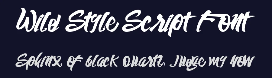 Wild Style Script Font by Gfont — Script Handwritten Font — thumbnail 2