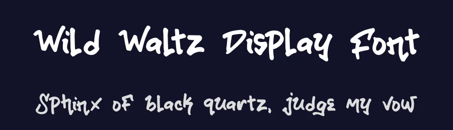 Wild Waltz Display Font by Creatifontstudios — Decorative Font — thumbnail 2