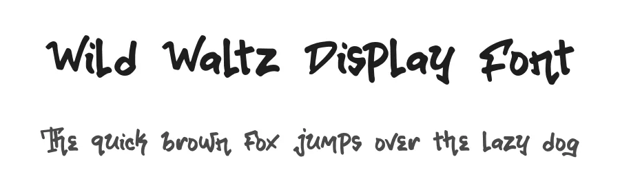 Wild Waltz Display Font by Creatifontstudios — Decorative Font