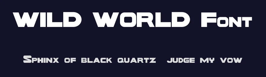 WILD WORLD Font by Abdullah Mosad — Sans Serif Font — thumbnail 2