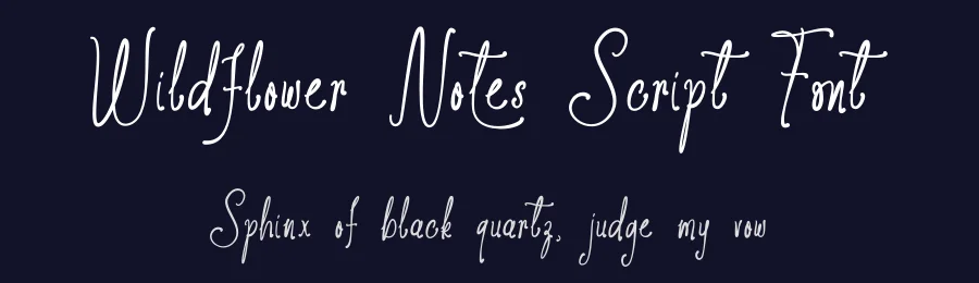 Wildflower Notes Script Font by Bluestype Studio — Script Handwritten Font — thumbnail 2