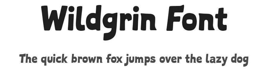 Wildgrin Font by letterhanna — Script Handwritten Font
