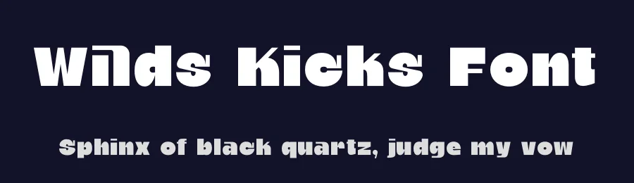 Wilds Kicks Font by timelesstype.co — Sans Serif Font — thumbnail 2