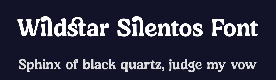 Wildstar Silentos Font by timelesstype.co — Serif Font — thumbnail 2