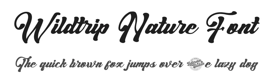 Wildtrip Nature Font by letterenastudios — Script Handwritten Font