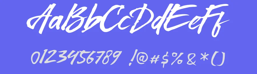 Wildwest Brush Font by trustha — Script Handwritten Font — thumbnail 3