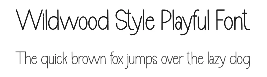 Wildwood Style Playful Font by freshtypeink — Display Font