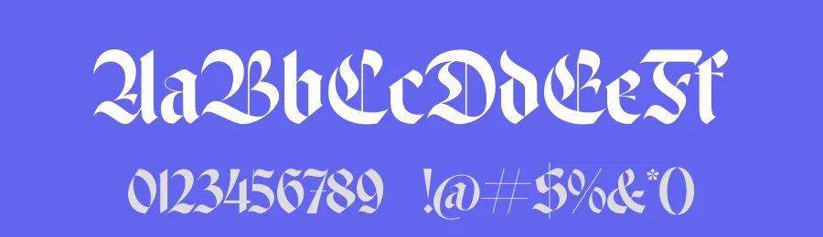 Wilfred Knights Blackletter Font by timelesstype.co — Blackletter Font — thumbnail 3