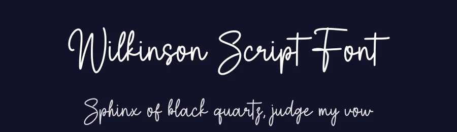 Wilkinson Script Font by Funtype — Serif Font — thumbnail 2
