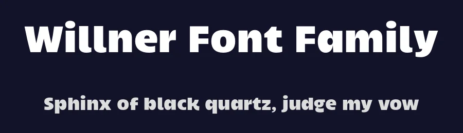 Willner Font Family by Rodrigo Typo — Sans Serif Font — thumbnail 2
