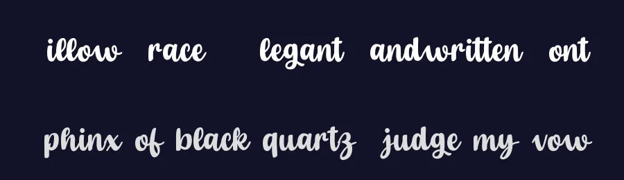 Willow Grace | Elegant Handwritten Font by Fontysia — Script Handwritten Font — thumbnail 2