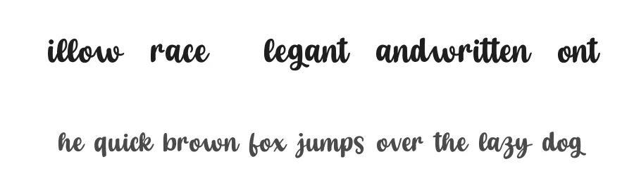 Willow Grace | Elegant Handwritten Font by Fontysia — Script Handwritten Font