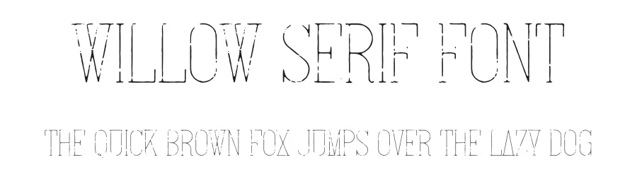 Willow Serif Font by vpcreativeshop — Serif Font