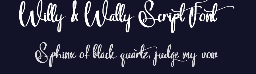 Willy & Wally Script Font by levincreative — Script Handwritten Font — thumbnail 2