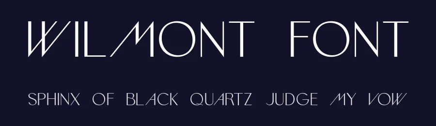 Wilmont Font by Surplus Type Co — Sans Serif Font — thumbnail 2